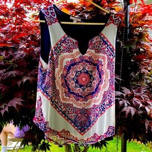 Handkerchief sleeveless top